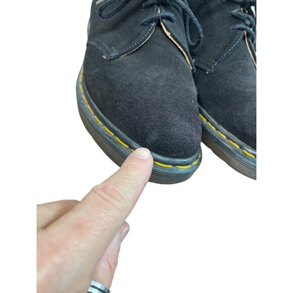 Dr. Martens mens black suede 3 eye airwair oxford shoes sz 8.5us SKU 9774 main image 6
